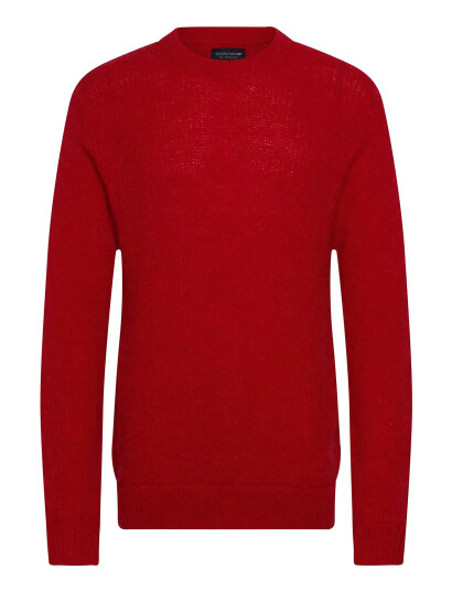 Lexington Clothing Fluffy Alpaca Sweater - Red - M
