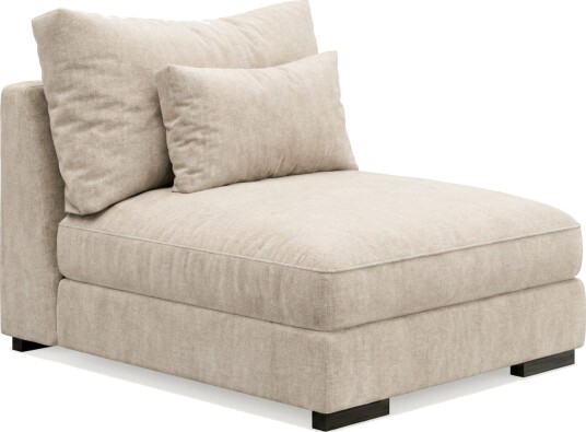 Dubai midtmodul i Chenille ekstra dyp Beige Dubai midtmodul i Chenille ekstra dyp Beige