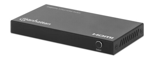 Manhattan 208222, Hdmi, Usb Type-C, Metall, Sort, 60 Hz, 1280 X 720 (Hd 720), 1920 X 1080 (Hd 1080), 3840 X 2160 Manhattan 208222, Hdmi, Usb Type-C, Metall, Sort, 60 Hz, 1280 X 720 (Hd 720), 1920 X 1080 (Hd 1080), 3840 X 2160