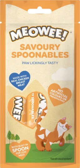 Meowee! Meowee! Meowee Savoury Spoonables Kylling 56 G