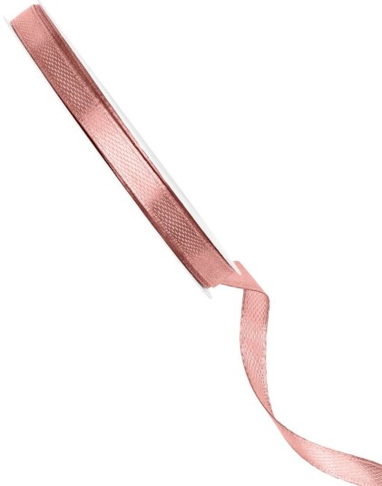 Satengbånd Skitten Rosa 6 mm / 25 meter