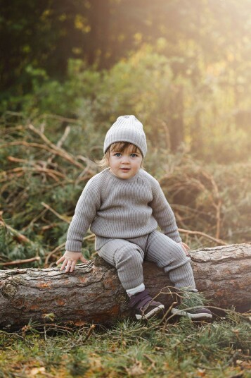 Lillelam Bukse ribb Beige 122