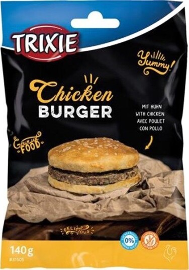 Trixie Glutenfri Kylling Burger Hundesnacks 140 g