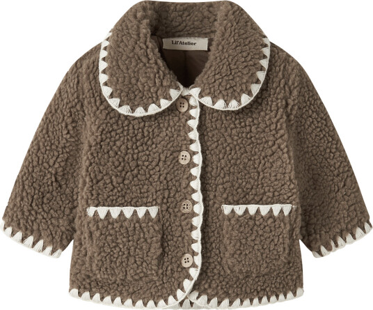 Lil"Atelier Nbflajo Loose Jacket Lil   Brown   68