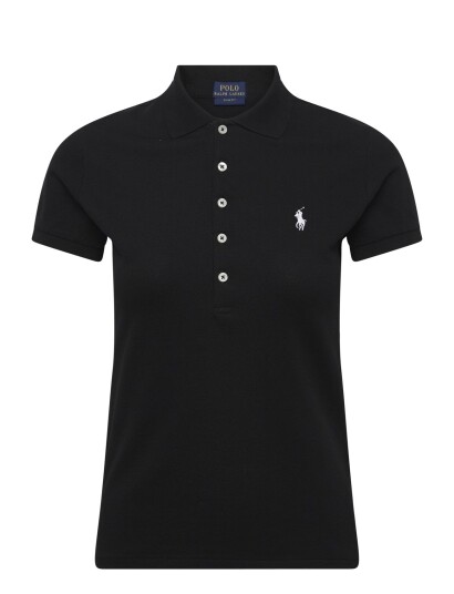 Polo Ralph Lauren 30/1S Gs Str Mesh Knt Polo   Black   S
