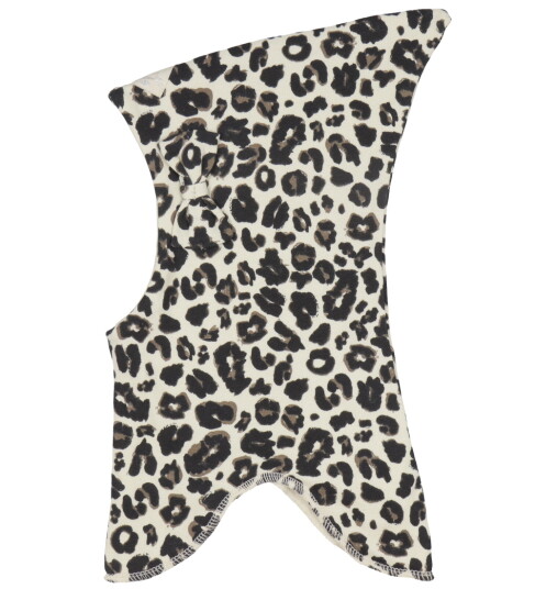 Racing Kids Balaclava 2 lags Leopard m. Sløyfe 4 6 år 104 116 Balaclava dobbel Brun Hvit Svart