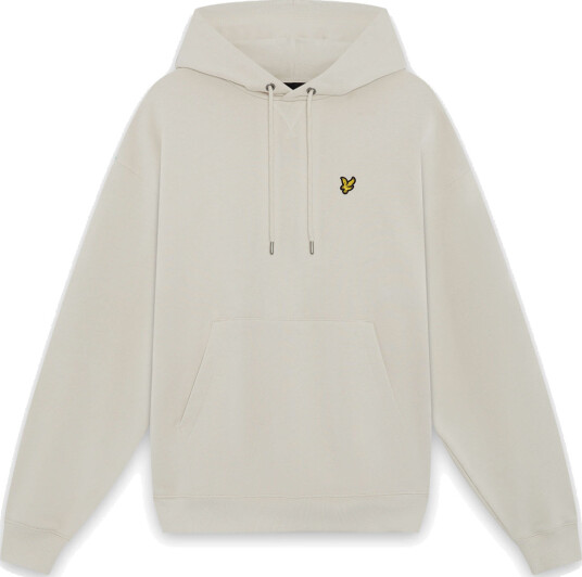 Lyle & Scott Heavyweight Loopback Pullover Hoodie Cream S
