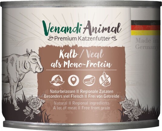 Venandi Animal Våtfôr Monoprotein Kalv 24 X 200 G
