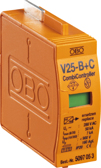 Obo Bettermann 5097053 Patron for overspenningsvern V25BC0 Stikkontakter & kabler