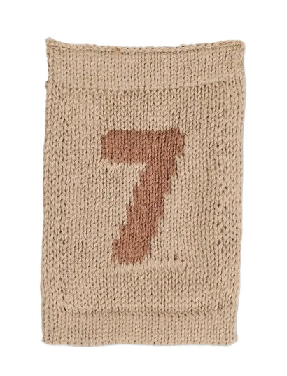 Smallstuff Strikket Flagg 7 Rose Beige One Size
