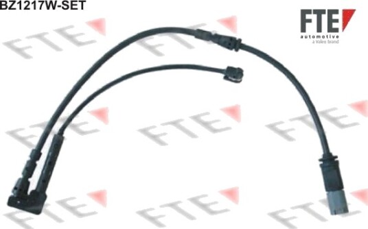 Slitekontakt bremsekloss FTE 9410154 Slitekontakt bremsekloss FTE 9410154