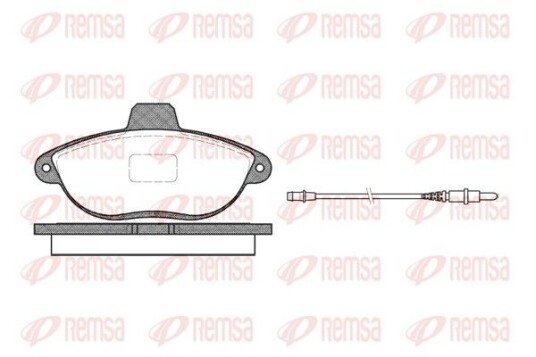 Bremseklosser REMSA 0602.02 Bremseklosser REMSA 0602.02