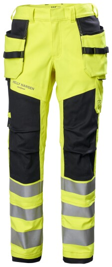 Helly Hansen Workwear Fyre Arbeidsbukse Svart Hi Vis Gul Storrelse C52
