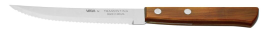 Vega Biffkniv Picanha 21.5 cm (L) Lysebrun 12 Stykk / Forpakning Vega Biffkniv Picanha 21.5 cm (L) Lysebrun 12 Stykk / Forpakning