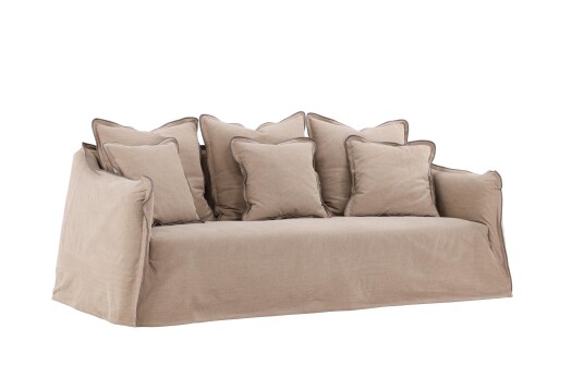 VIND Rike 3 seters sofa Brun 210 x 99 x 87 cm Brun