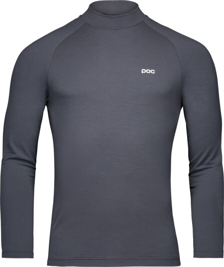 POC Layer Merino Mock Neck Jersey Ullundertrøye Herre Sylvanite Grey L(52)