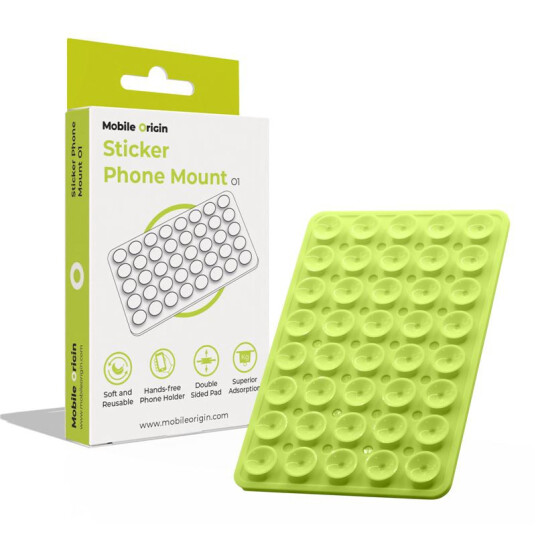 Mobile Origin Sticker O1 Mobilholder Grønn