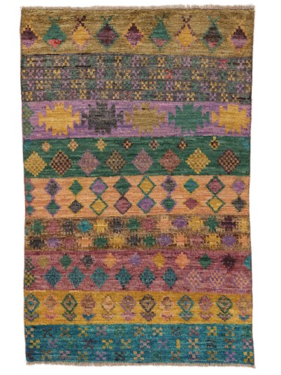 Håndknyttet. Opphav: Afghanistan Moroccan Berber - Afghanistan 90x141