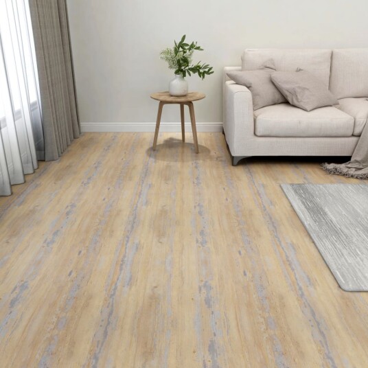 Selvklebende gulvplanker 20 stk PVC 1,86 m² brun