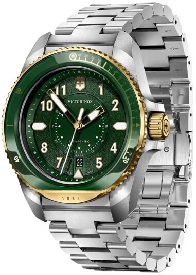 Victorinox Herreklokke 242012 Journey 1884 Grønn/Stål Ø43 mm Victorinox Herreklokke 242012 Journey 1884 Grønn/Stål Ø43 mm