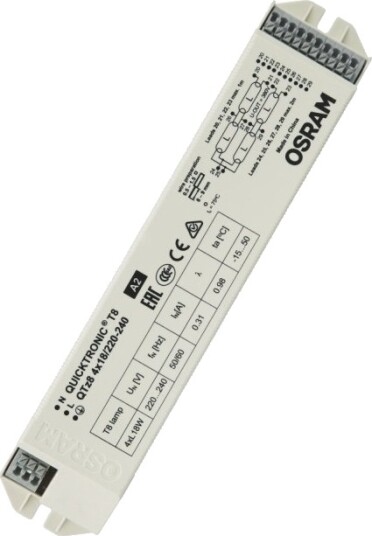 Osram Qtz8 4X18 30 000 T  15   50 °C 50/60 Hz 40 Mm 210 Mm 30 Mm