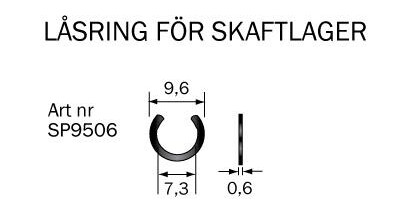 Cobolt SP9506 Sporrytter 9,5x0,6 mm Maskintilbehør & forbruk