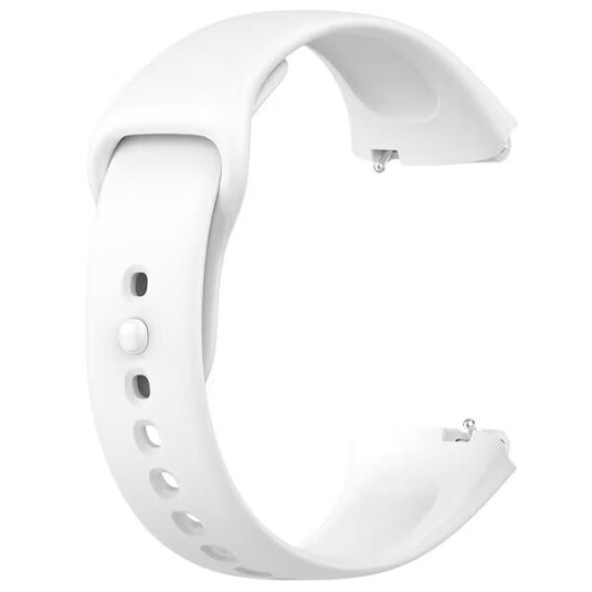Silikonarmbånd for Xiaomi Redmi Watch 3 Lite Hvit