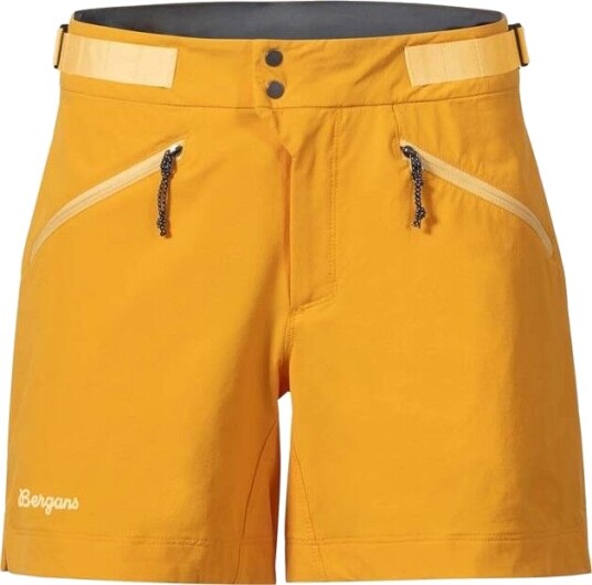 Bergans Women's Tind Softshell Shorts Marigold Yellow 34 Bergans Women's Tind Softshell Shorts Marigold Yellow 34