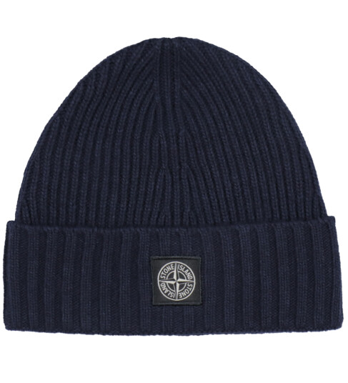Stone Island Navy Blue Beanie 6 8 år