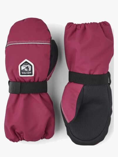 Hestra Kid´s Wool Terry Mittens Fuchsia 2