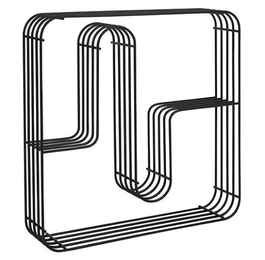 AYTM Curva Display Hylle Square Svart Lampemesteren AYTM Curva Display Hylle Square Svart Lampemesteren