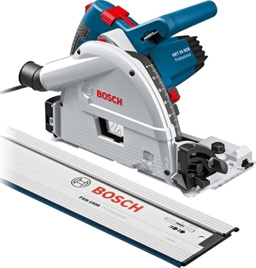 Bosch GKT 55 GCE Senkesag med styreskinne 1400 W Maskiner Bosch GKT 55 GCE Senkesag med styreskinne 1400 W Maskiner