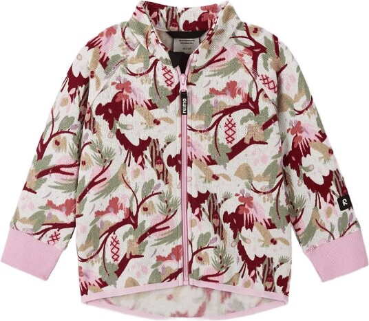Reima Fleece Sweater Ornament Pink 80 Reima Fleece Sweater Ornament Pink 80
