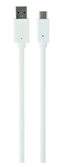 USB 3.1 Kabel 1,8m USB-A til USB-C Hvit