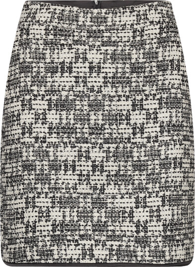 Karl Lagerfeld | Check Boucle Skirt | 34