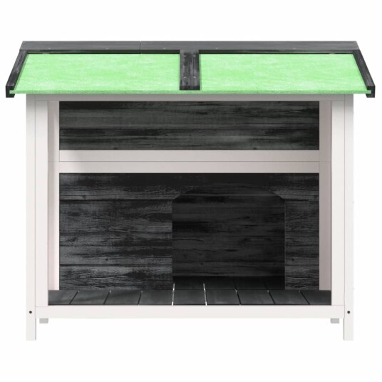 Vidaxl Hundekennel Grå 96X87X80.5 cm Heltre Furu Vidaxl Hundekennel Grå 96X87X80.5 cm Heltre Furu