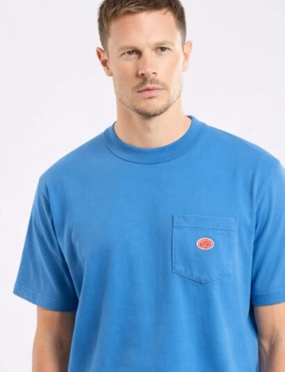 Armor Lux Basic Pocket T Shirt Héritage   Blue   XL
