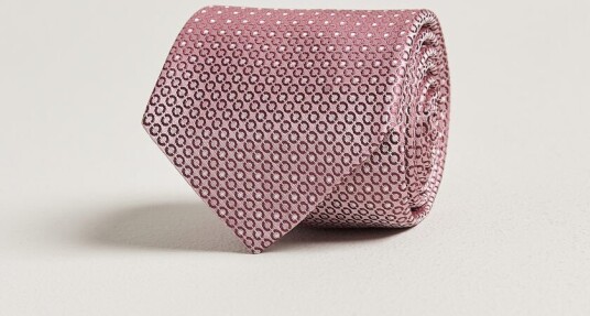 Canali Jacquard Silk Tie Rosa Canali Jacquard Silk Tie Rosa