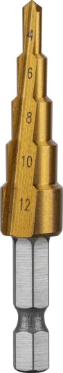 Högert Technik Trappebor 4-12 mm - Effektivt verktøy for presis boring Högert Technik Trappebor 4-12 mm - Effektivt verktøy for presis boring