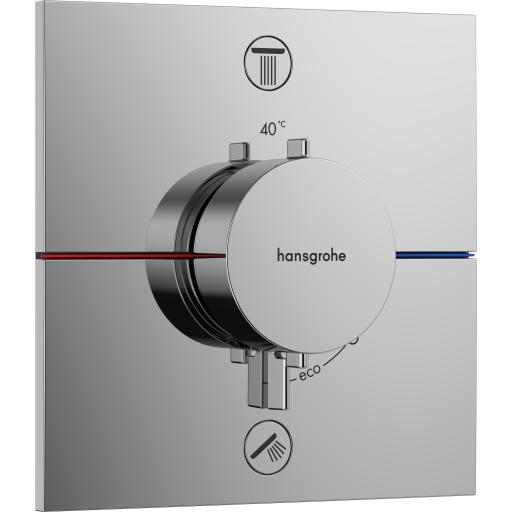 Hansgrohe ShowerSelect Comfort E dusjbatteri, krom Hansgrohe ShowerSelect Comfort E dusjbatteri, krom