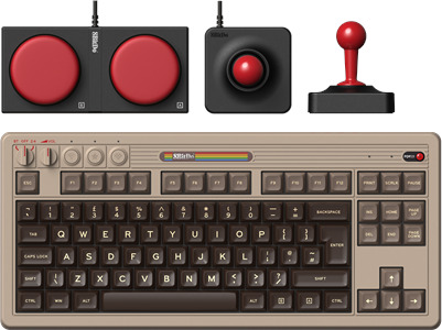8BitDo C64 Mekanisk Tastatur ISO Engelsk Beige 8BitDo C64 Mekanisk Tastatur ISO Engelsk Beige
