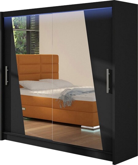 Prag Garderobe LED-belysning - Svart|RGB LED