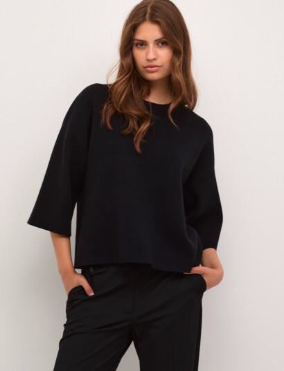 Karen By Simonsen Doddiekb Knit Tee - Black - L
