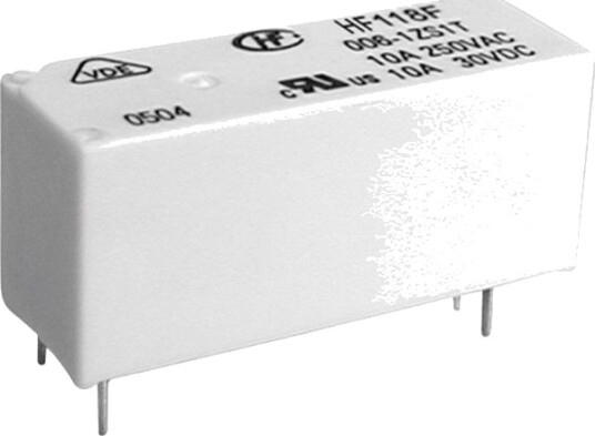 Hongfa Hf118f/024 1Hs5136 Printrelé 24 V/Dc 8 A 1 X Sluttkontakt 1 Stk