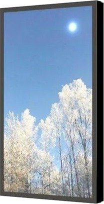 HI-ND PROTECT mounting kit - portrait - for flat panel - black - Max - recommended for 50"