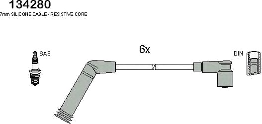 Tennplugg kabelsett HITACHI 134280