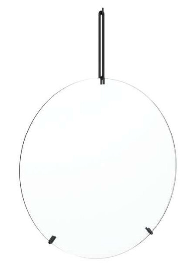 Moebe Wall mirror Ø 50 cm Svart