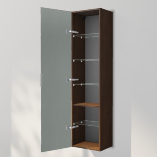 INR Iconic Nordic Rooms Twin 40/30 Høyskap Dark oak / 40cm Venstre Hengslet INR Iconic Nordic Rooms Twin 40/30 Høyskap Dark oak / 40cm Venstre Hengslet