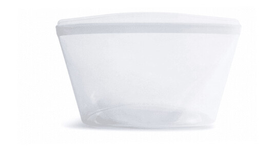Stasher Bowl Silikonpose stående 4 Cup 0,96l Klar