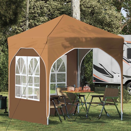 vidaXL Pop-up Festtelt 192 x 192 x 245 cm Beige